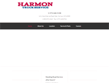 Tablet Screenshot of harmontruck.com